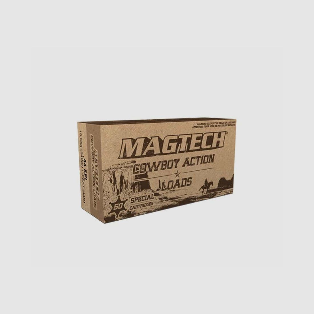 .44 S&W SPL Magtech Cowboy Action Loads Flat Nose 240grs., Bild 1 von 2