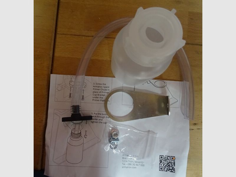 Armanov Flasche+Halter für verbrauchte ZH für Dillon 650 XL