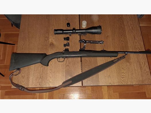 Mauser 98 „Forest“ in calibro 9,3x62 – pacchetto completo (Swarovski 8x56 + Docter Sight)