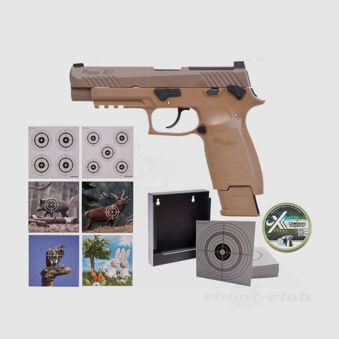 Sig Sauer	 P320 Co2 Pistole im Kaliber 4,5 mm Diabolo im Set