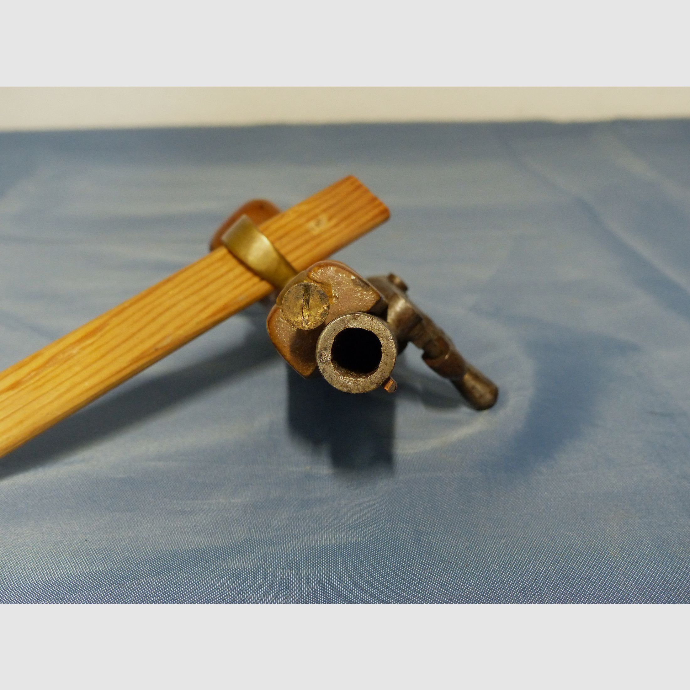 Vorderlader Perkussion Pistole Derringer antik vintage