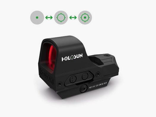 Holosun Rotpunkt Modell HE510C-GR grüner Punkt mit Mehrfachabsehen