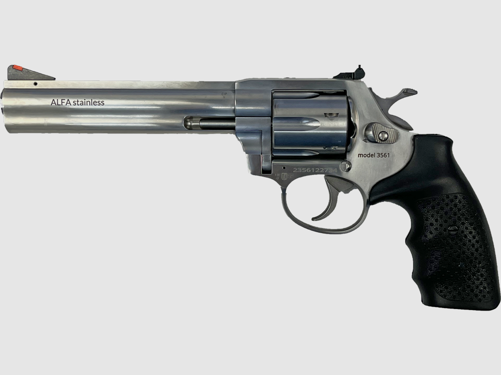 ALFAPROJ Revolver 3561 en acier inoxydable Cal. .357Mag 6 pouces, image 1 sur 6