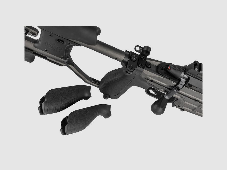 SAKO TRG 22 A1 6,5 Crd, phosphatiert, Lauflänge 26", 2-Stage Trigger, Alu-Klappschaft mit verstellbarer Schaftbacke in tungsten-grau, Picatinny-Schiene mit 30MOA, MG 5/8"-24 UNEF, Bild 5 von 5