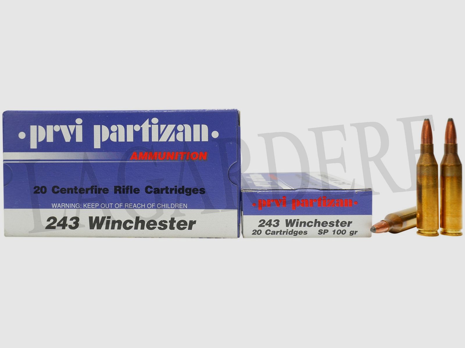 PRVI PARTIZAN A-134 100 GRS / 6.5 GRS (Patrone mit Geschoss)