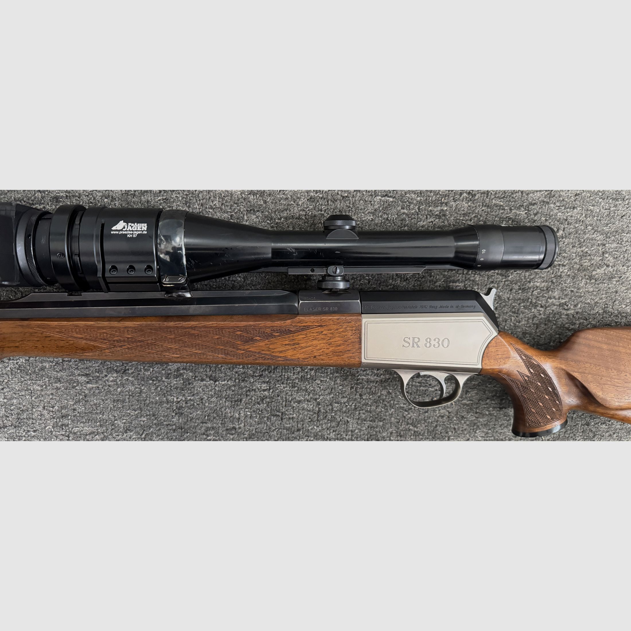 Blaser SR 830 .30-06 + M13x1 + LL 54cm + Zeiss Diavari-Z 2,5-10x52 - inkl. Krypton