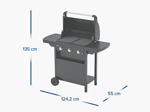 Gasgrill Compact 3 L