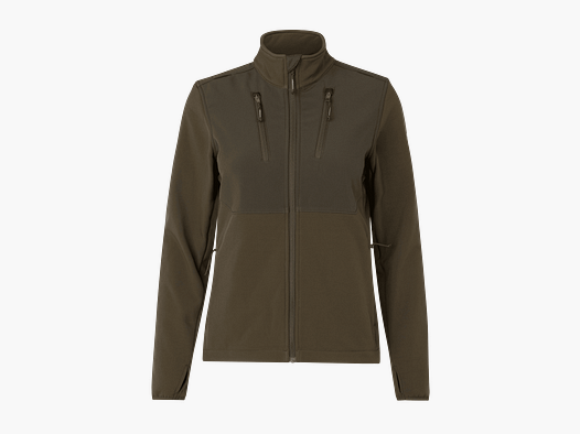 Chaqueta Softshell Escandinava Härkila Mujer Willow Green/Shadow Brown XXL