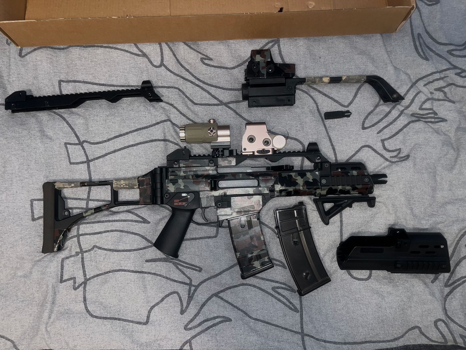 Wei-ETech Mod. 39C Gas-Blow-Back mit Zubehör 