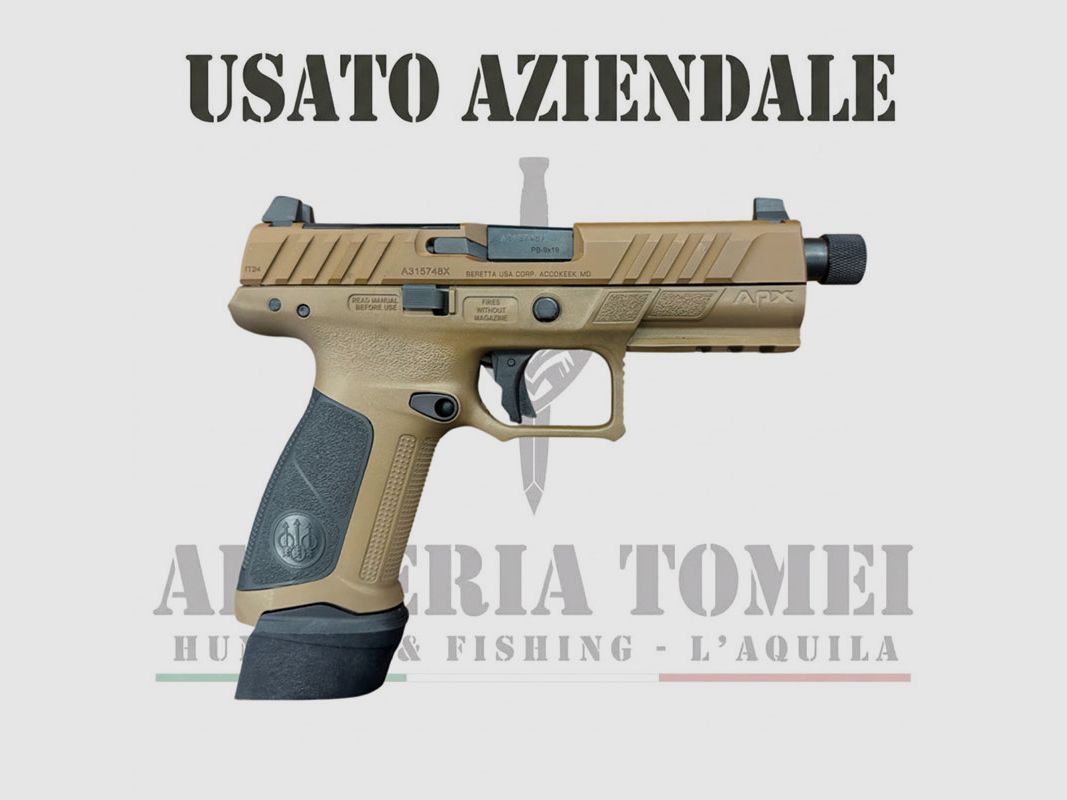 USATO – PISTOLA – BERETTA MOD. APX A1 TACTICAL FDE cal. 9×19, immagine 2 di 4