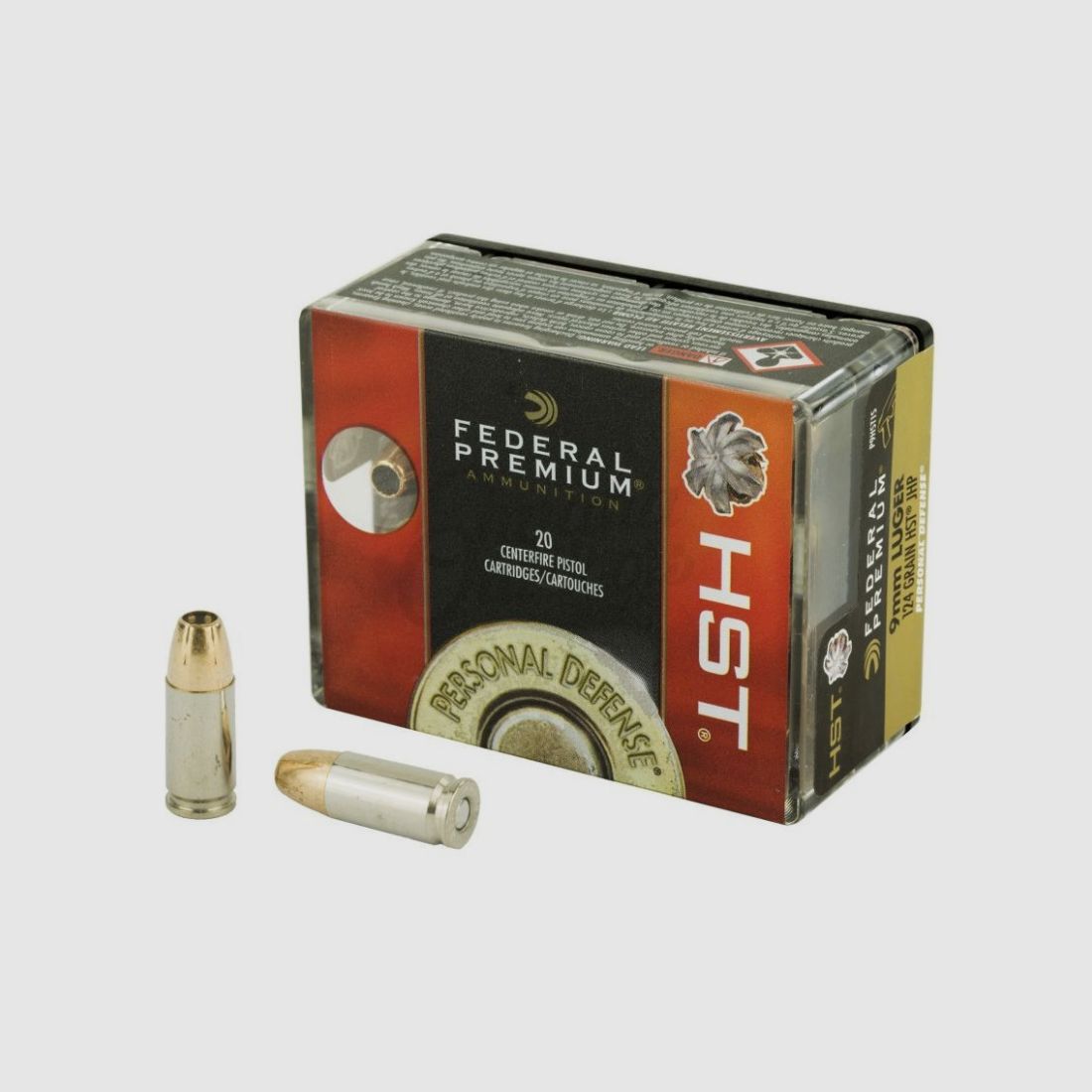 FEDERAL PATRONEN 9X19 JHP 124GR