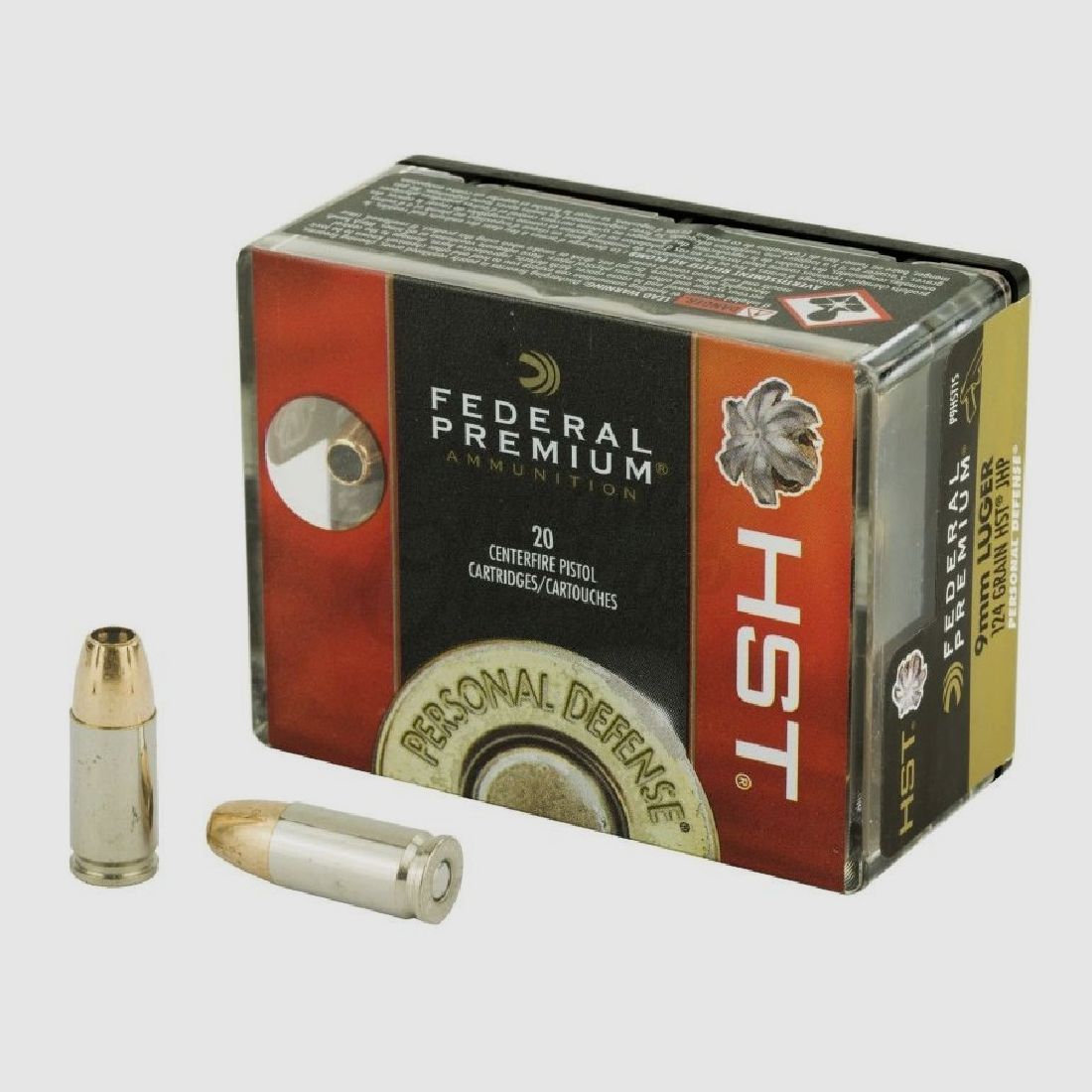 FEDERAL PATRONEN 9X19 JHP 124GR