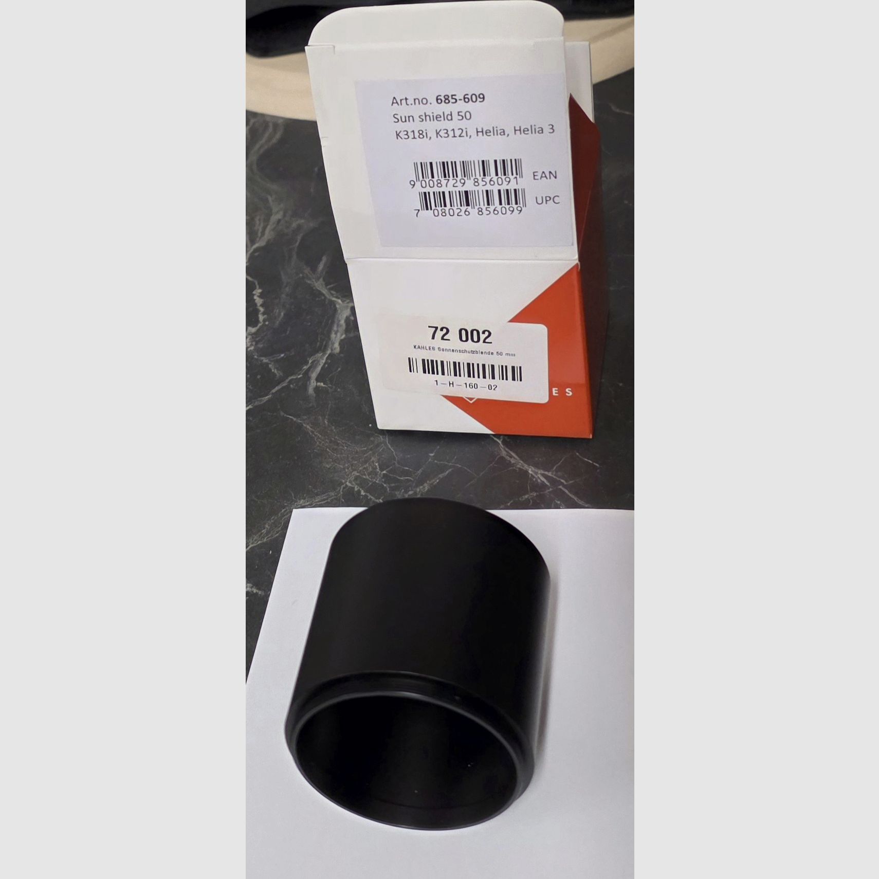 Kahles Sonnenschutzblende 50mm