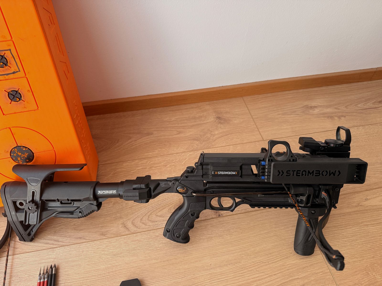 Steambow AR-6 Stinger ll Táctico + Accesorios
