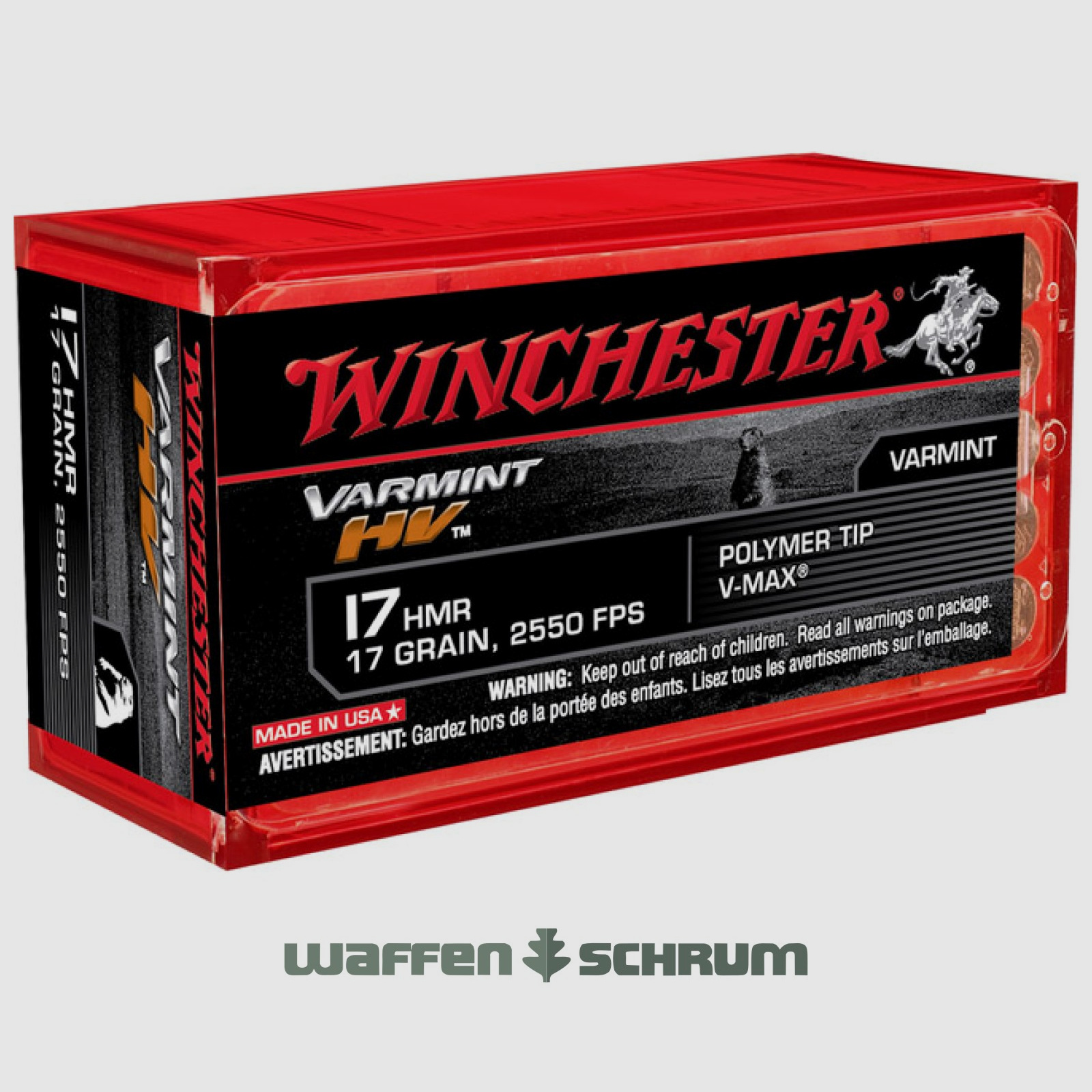 Winchester Varmint HV 1,1g - 17gr .17HMR