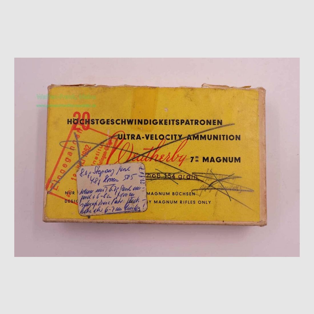 Dynamit Nobel naboje do karabinu 7mm Weatherby Magnum