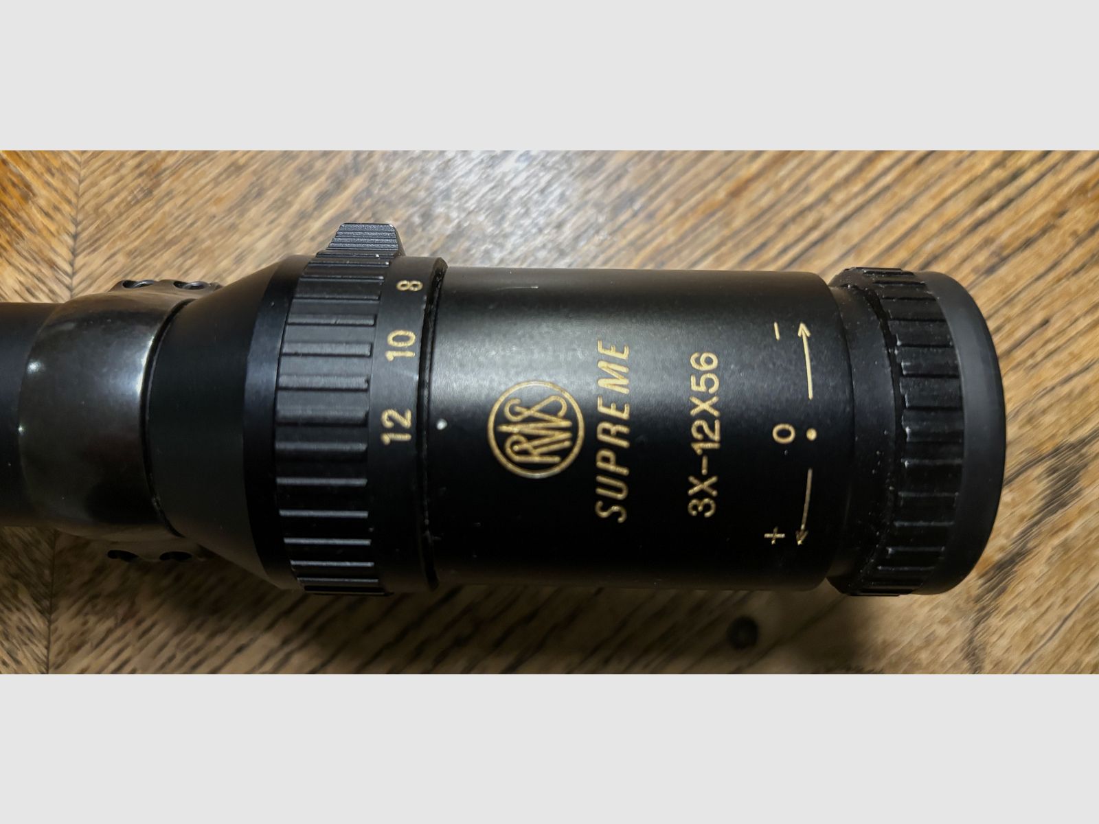Scope RWS Supreme 3-12x56 con red dot sight
