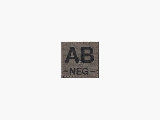 Clawgear AB Neg Bloodgroup Patch-RAL7013