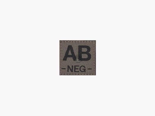 Clawgear AB Neg Bloodgroup Patch-RAL7013