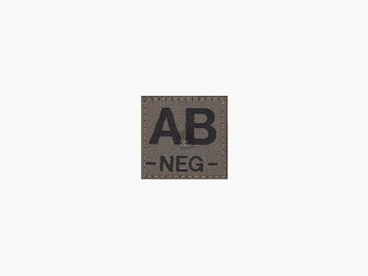 Clawgear AB Neg Bloodgroup Patch-RAL7013