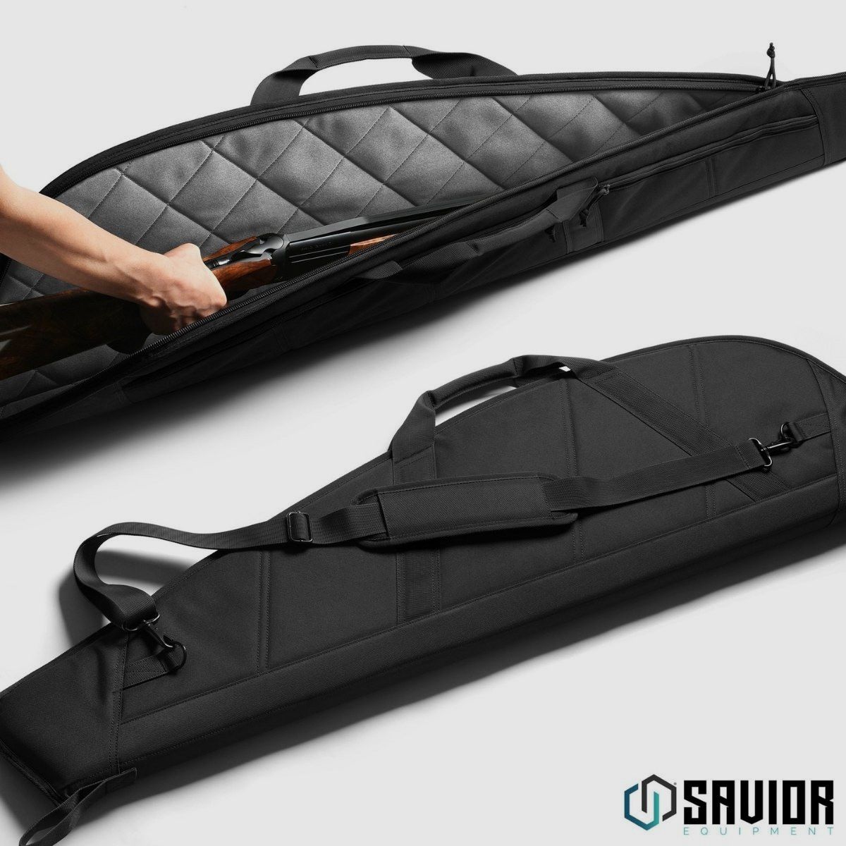 Savior - Single Rifle Bag – Scout Hunting Case - 40" – Obsidian Black - RB-HT40-SG-BK, image 2 of 7
