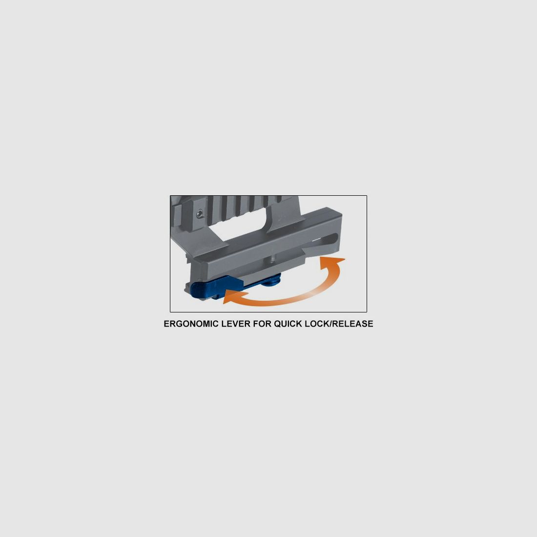 AK Slide Montage Rail 3. 3 Inch - UTG pro, afbeelding 3 van 3