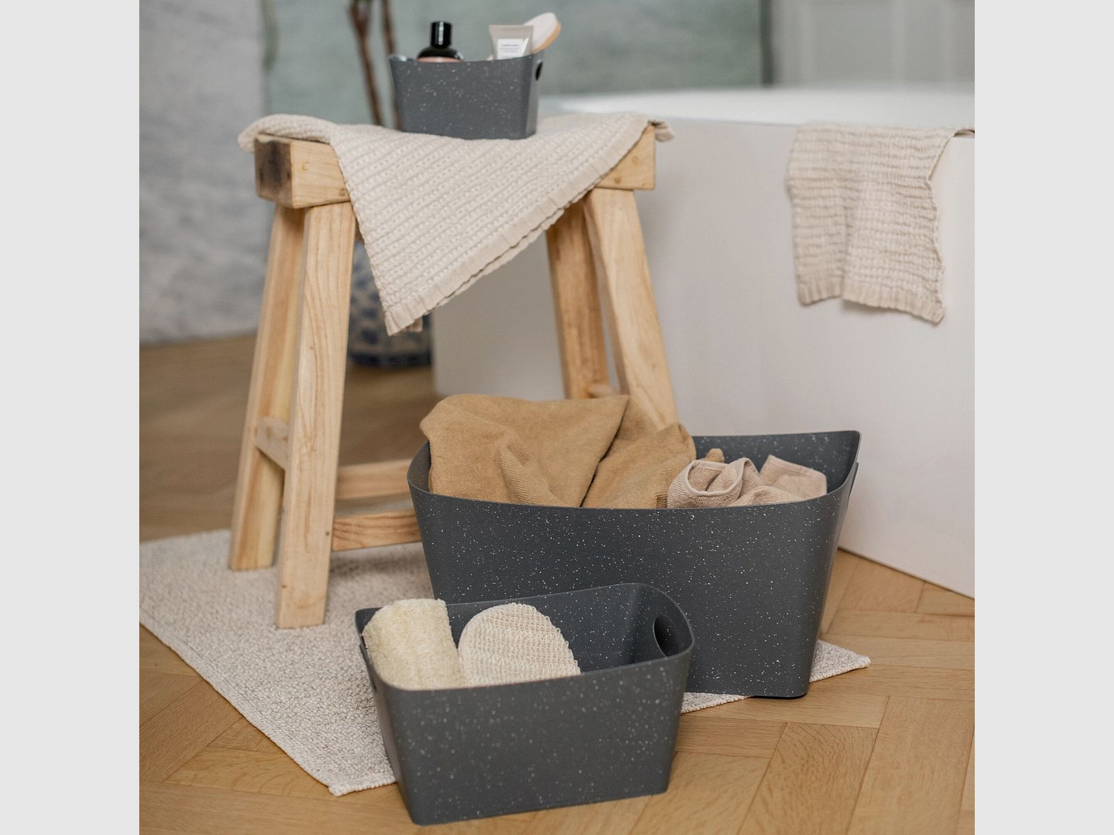 Scatola di stoccaggio BOXXX S, grigia 1 litro, immagine 1 di 11