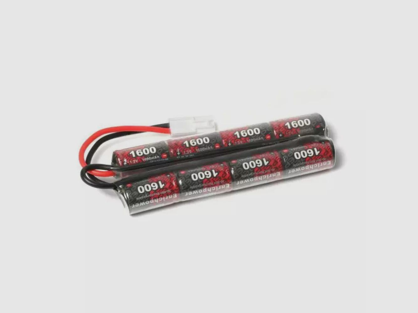 NiMH-Batterie Lancer Tactical 9,6V 1600mAh - Hohe Kapazität - Wiederaufladbar - Optimale Autonomie für Airsoft, Bild 4 von 5