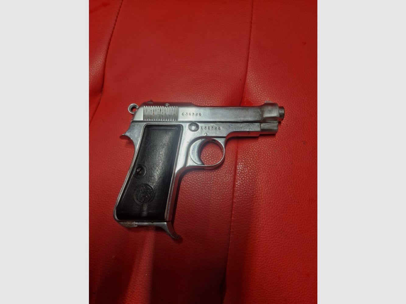 Beretta 1934 Jahr XV (1937) verchromt Kal. 380 ACP (GEBRAUCHT), Bild 2 von 2