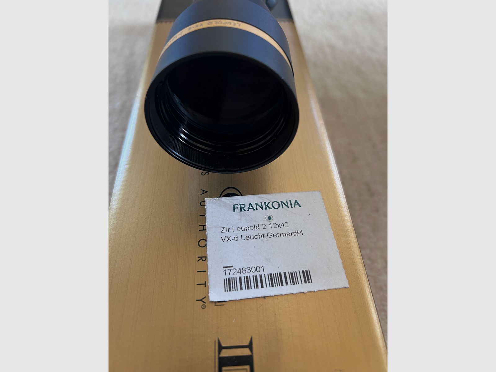 Leupold VX6 2-12x42mm Iluminado Alemán #4 Punto incluyendo BLASER Sattermontage