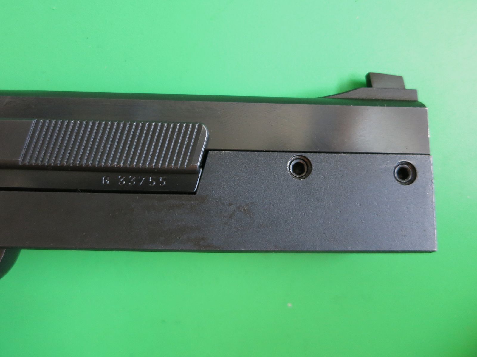 Hämmerli International 208, beste schweizer Ziel- Sportpistole, .22lr +Laufgewicht +NILL-Sportgriff      #49