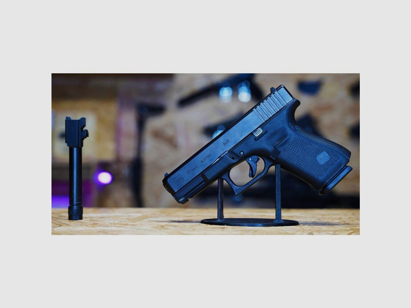 Pistola Usata Glock 19 GEN 5 + Canne Filettate, immagine 2 di 2