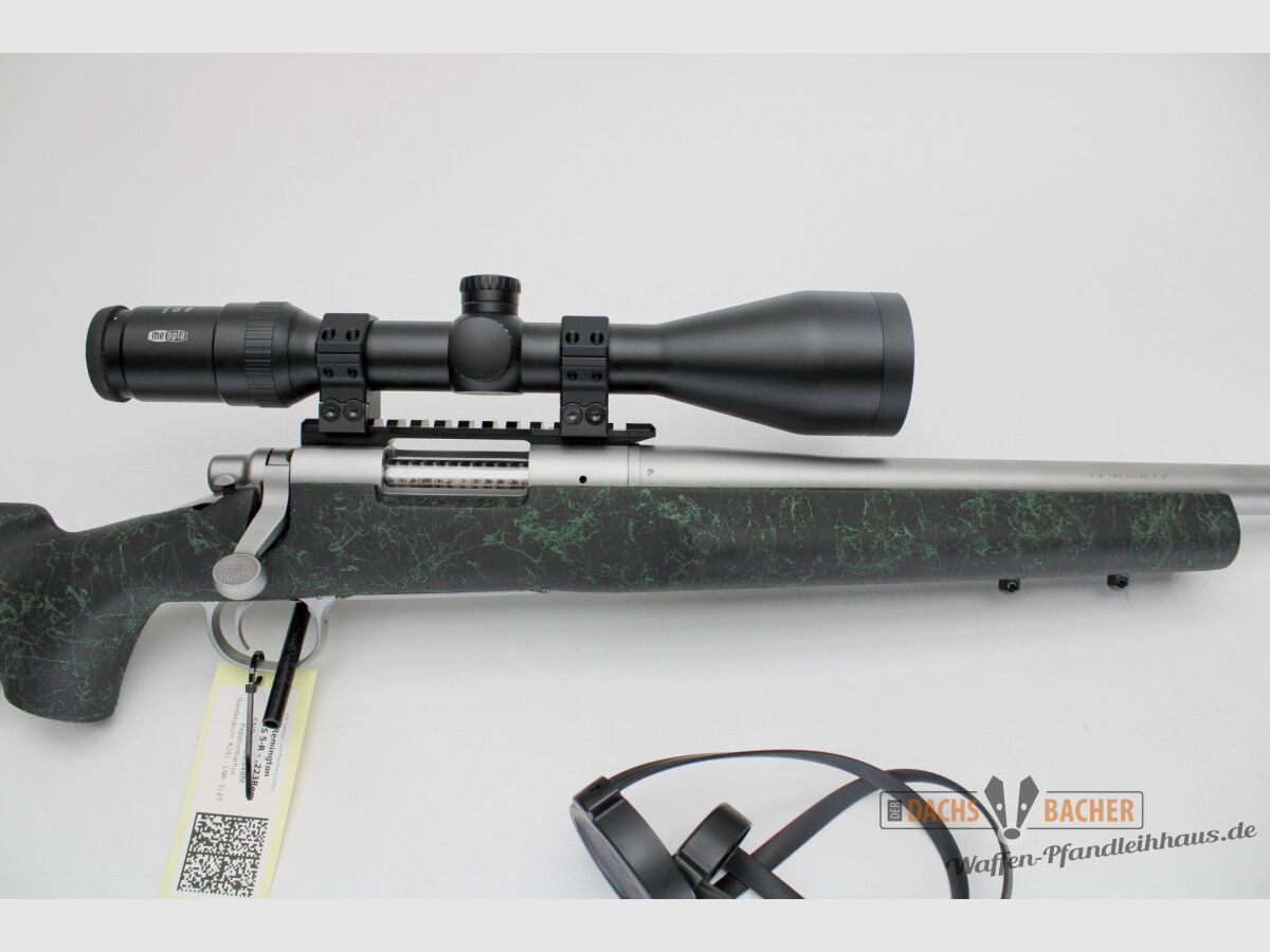 Rep. Büchse Remington 700 SS 5R Kal. .223 Rem Stainless Matchlauf mit Meopta 3-12x56RD