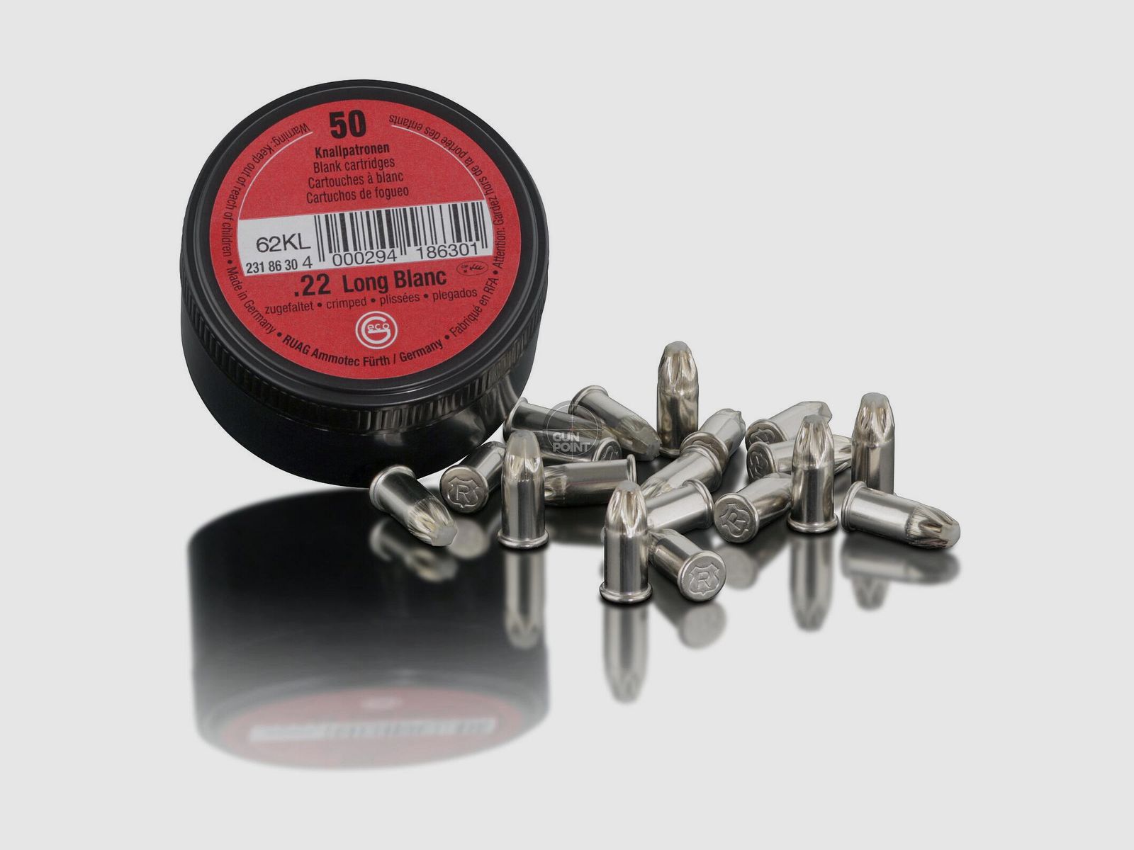 GECO - Platzpatronen .22lr. lang Knall - 50 Stck