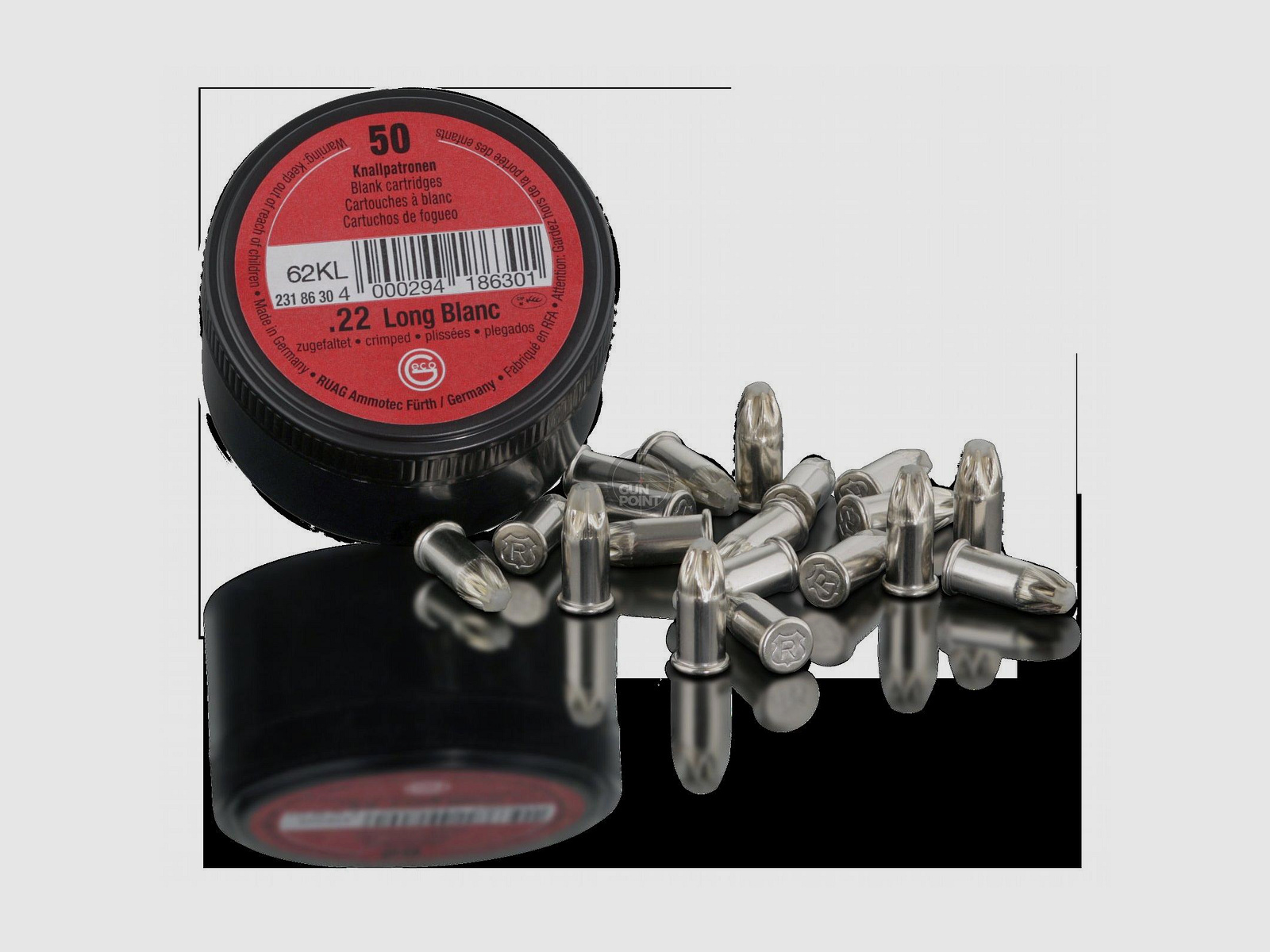 GECO - Platzpatronen .22lr. lang Knall - 50 Stck