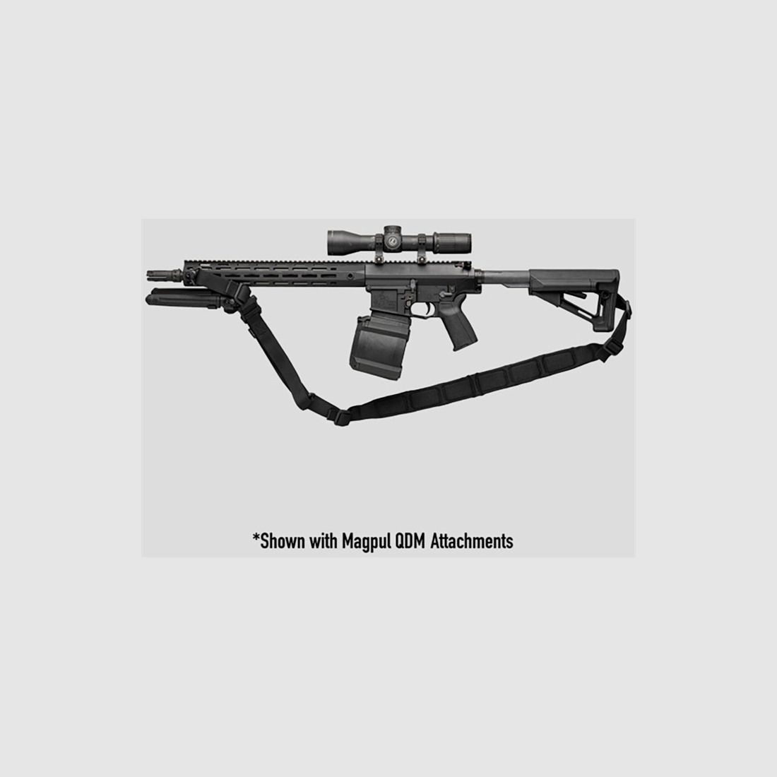 MAGPUL MS1 poduszany dwupunktowy pasek do karabinu (czarny), zdjęcie 4 z 5