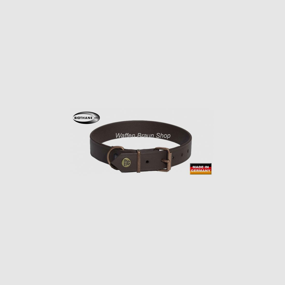 AKAH BioThane® Halsband braun