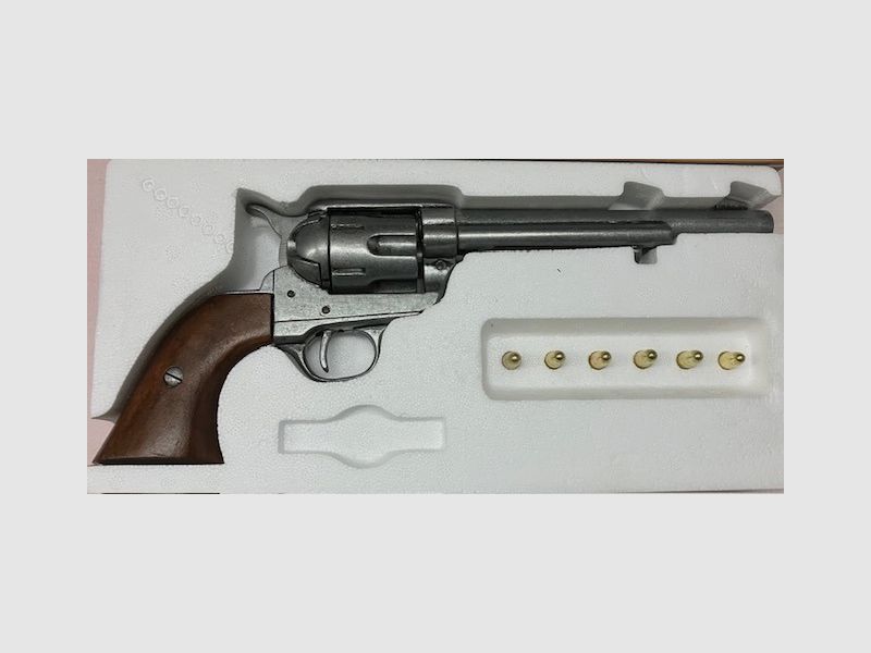 Colt Peacemaker Caliber .45, DENIX - DEKO Revolver (grau)
