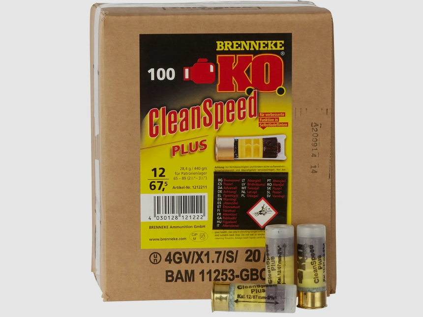 Brenneke KO CS-Plus 12/67,5 / 28,4g – 100pz.