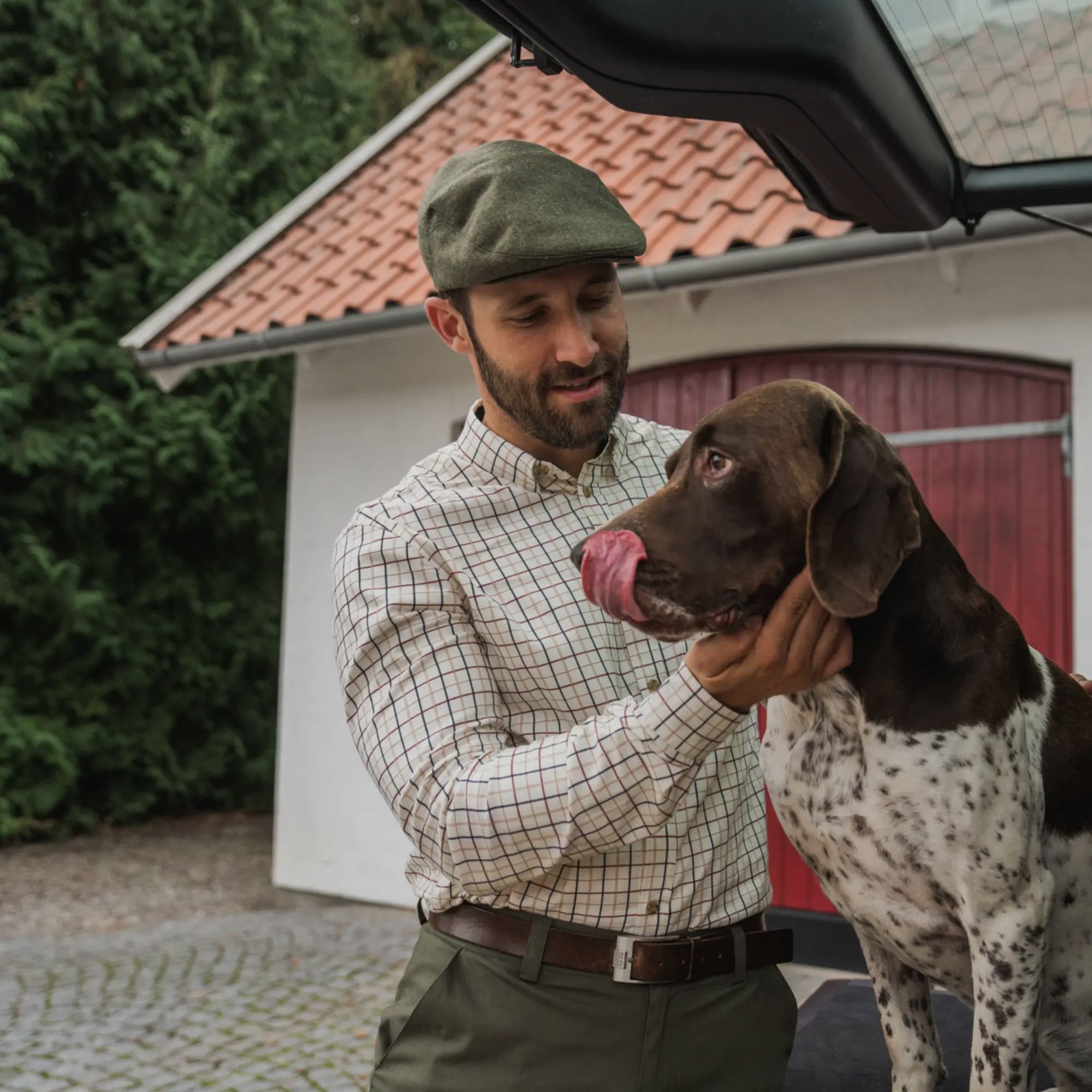 Seeland Jagdhemd Oxford (Classic Blue/Merlot Check)