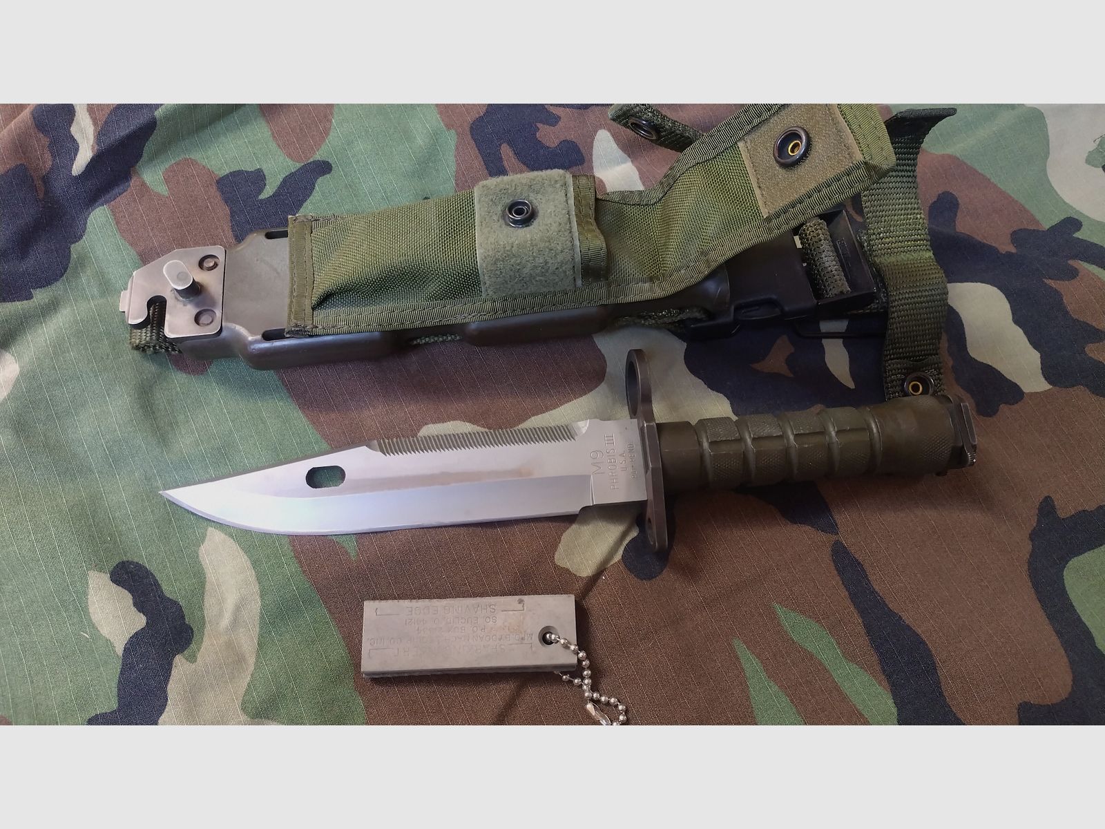 ORIGINAL M9 Phrobis III Bajonett US Army Bayonet