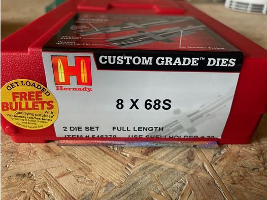 Hornady Custome Grade Matritzensatz 8x68S