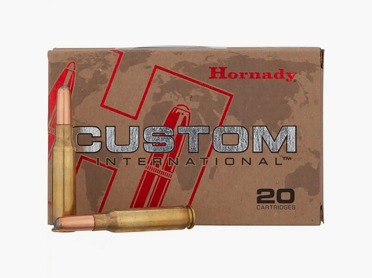 Hornady .308 Win. 14,3 g/220 grs. RN Custom International 100 Schuss SAUENHAMMER