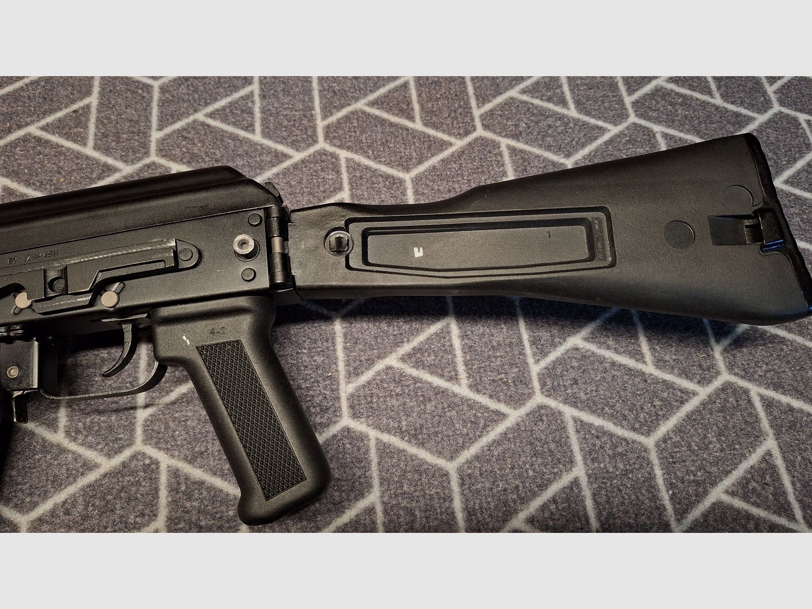 Original AK74M CO2 4.5mm Yunker full steel Kalashnikov - NEW!