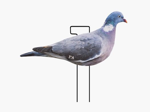 12-Piece 2D Pigeon Stamp Set