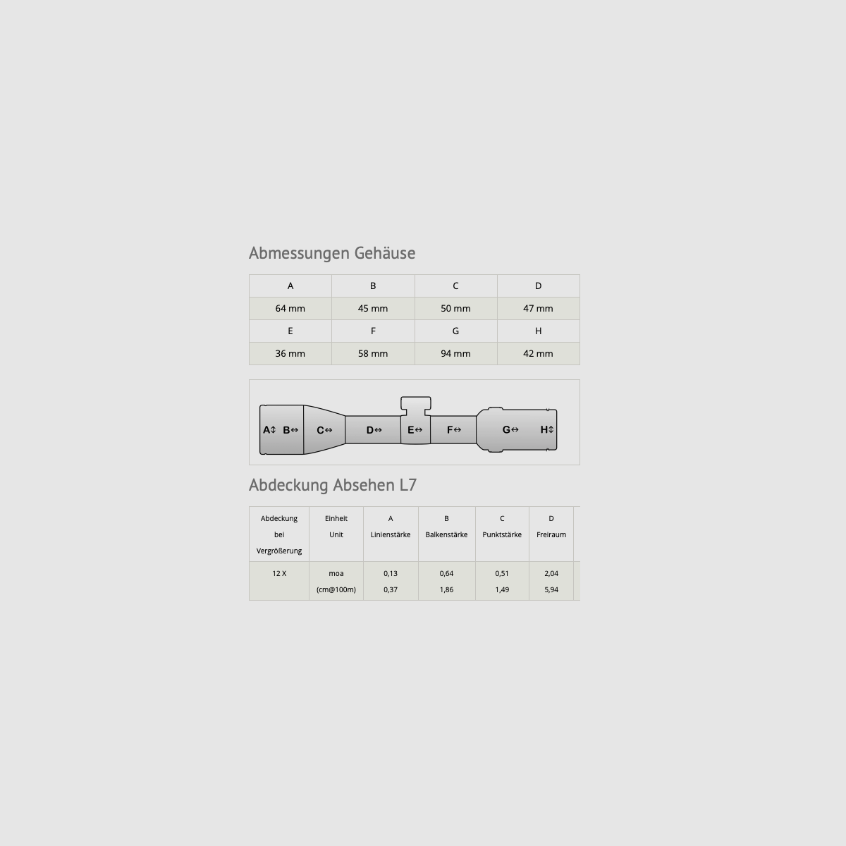 BAUER Zielfernrohr 3-12x56 L7