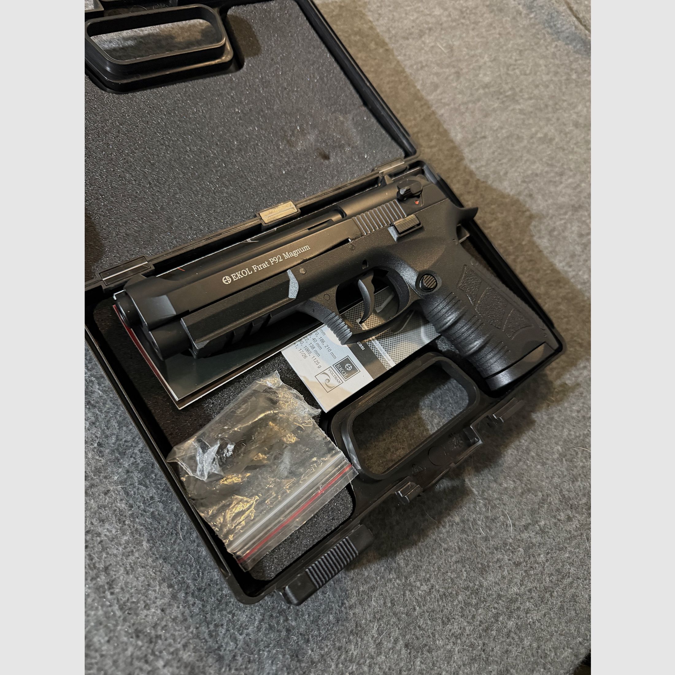 Ekol Firat P92 Schwarz (NEU) - Inklusive Versand