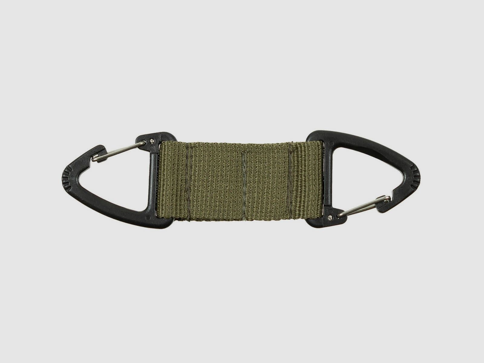 MFH Universalhalter doppelt Karabiner - Oliv