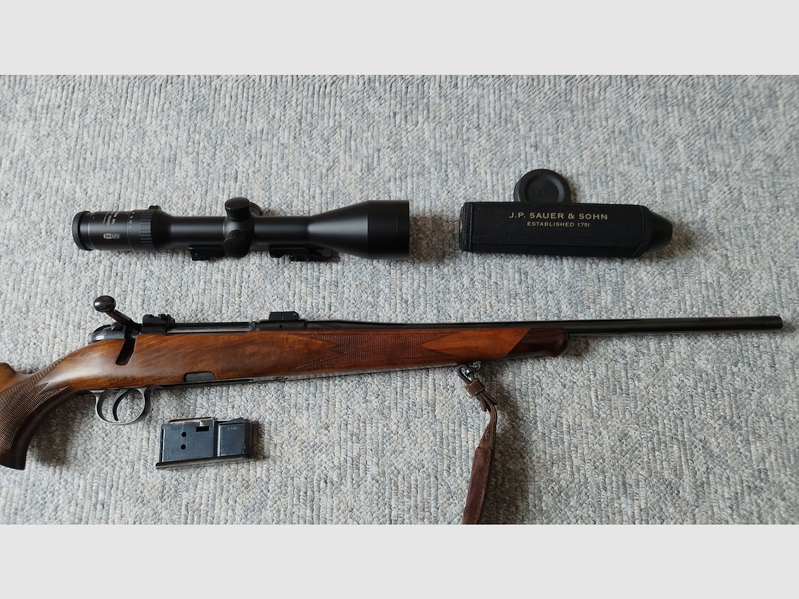 Heym SR 21 + Meopta MeoStar R1r 3-12x56 RD/MR + SD Sauer Titanium Pro