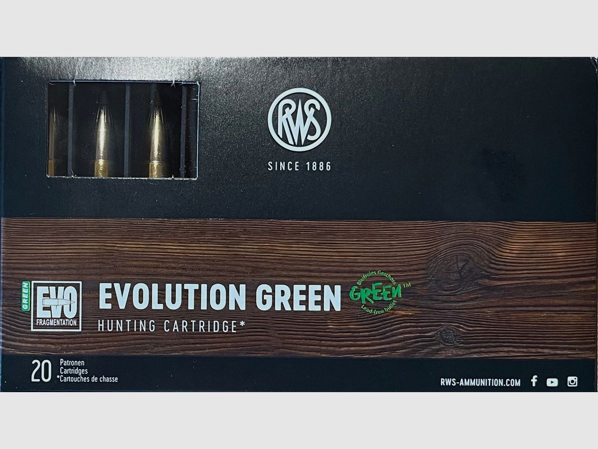 RWS Evo Green .308Win 139grs - 20 shots